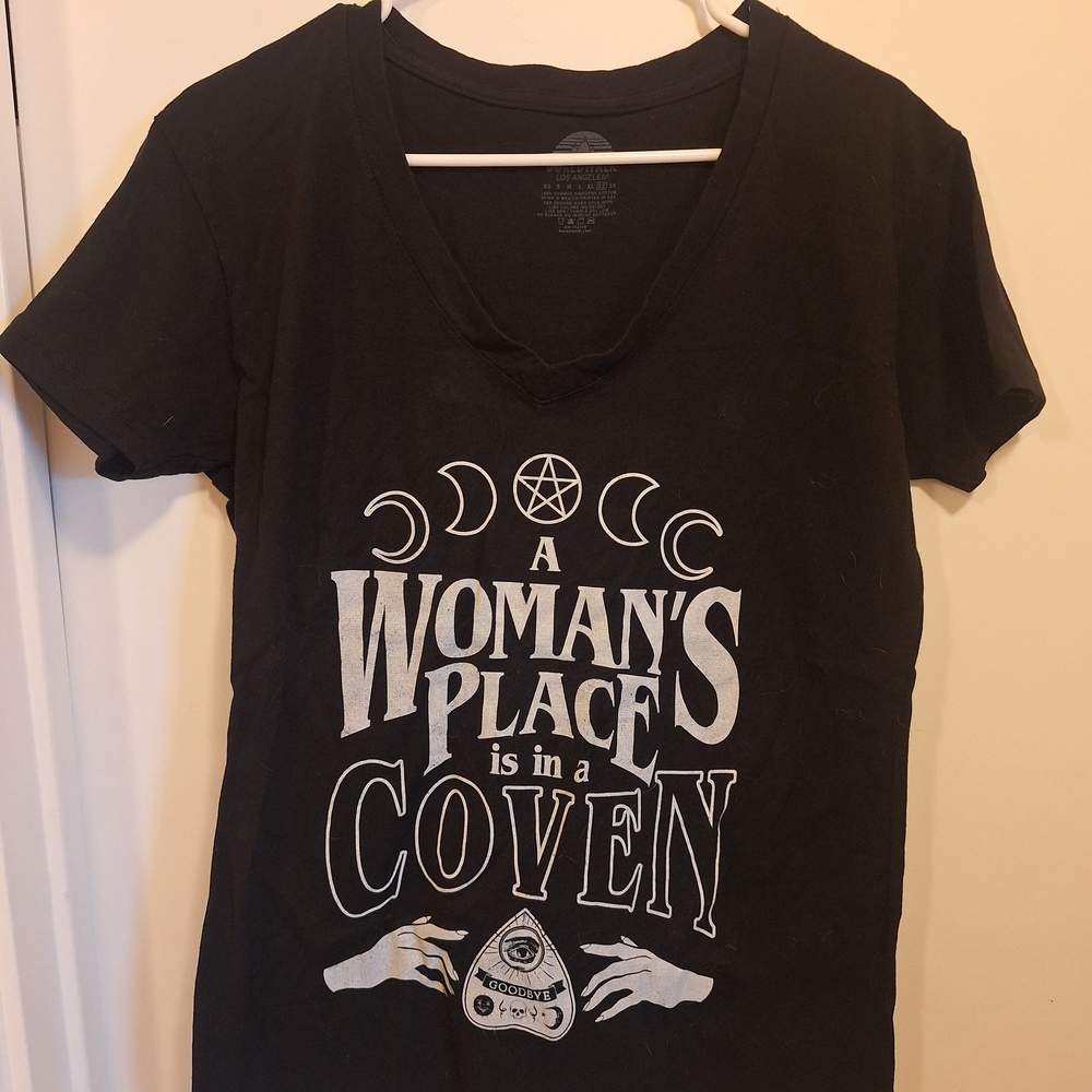 Black Graphic Women's Top